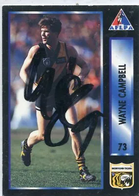 $5 • Buy AFL Dynamic 1994 #73 Richmond Wayne Campbell Autographed Card