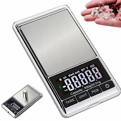 £11.99 • Buy Gold Silver Tester Set Diamond Precious Metal Testing Kit Digital Gram Scale