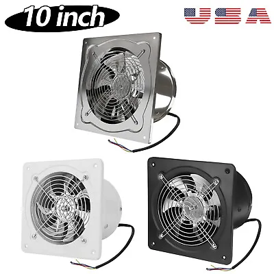 10  Exhaust Fan Ventilation Extractor Fan Kitchen Air Vent Blower Wall Mount • $46.98