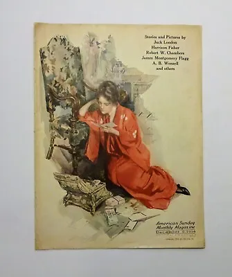 1914 JACK LONDON ~ 'The Star Rover' In American Sunday Monthly Magazine 1st App • $85