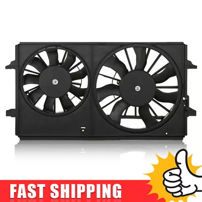 Radiator Condenser Cooling Fan Fit 2004-2012 Chevy Malibu 2005-2010 Pontiac G6 • $69.99