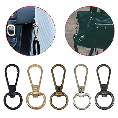 £2.39 • Buy 13mm Bag Clasps Lobster Swivel Trigger Clips Snap Hook Clasp Finding Keychain