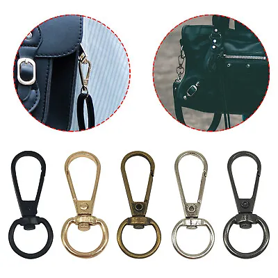 Lobster Clasp Swivel Trigger Clips Snap Clasps Leather Keychain Handbags 1-20pcs • £2.95