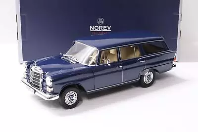 1:18 NOREV Mercedes 200 Universal 1966 Dark Blue • $117.38