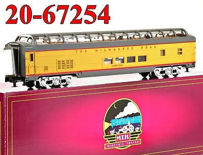 MTH 20-67254 Milwaukee Road MR Full Dome (Yellow) 70' Streamline Smooth 2015 C9 • $190