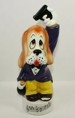 RARE -70s 12 Musical Decanter Bottle The Last Shot Drunk Dog Droopy How Dry I Am • $45