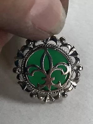 Vintage Sterling Fleur De Lis Charm • $19.99