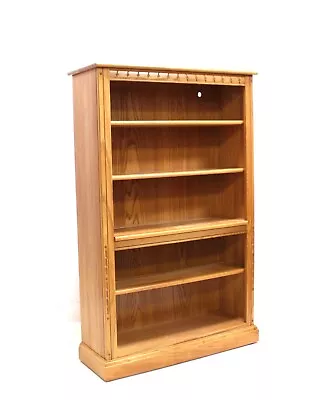 £395 • Buy Ercol Mural Open Bookcase Blonde Light Solid Wood Adjustable Shelves.