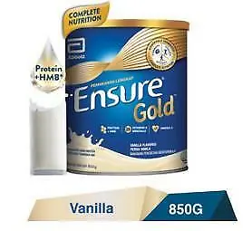 1 Tin 850g New Ensure Gold Complete Nutrition Milk Vanilla Flavour • $69.60