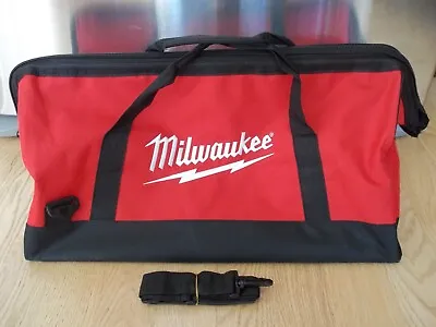 NEW Large Genuine Milwaukee 22  Heavy Duty Canvas Tool Bag • $39.95
