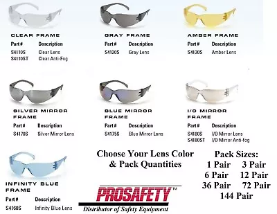 INTRUDER Safety Glasses Protective Work Eyewear Sport Sunglasses UV ANSI Z87+ • $110.99