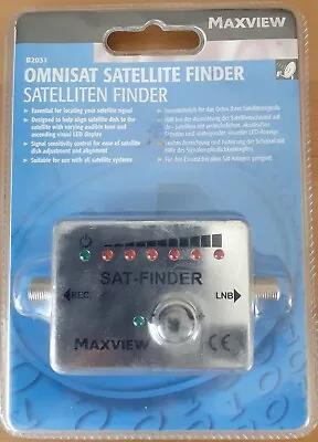 £29.95 • Buy Maxview B2031 Omnisat Satellite Finder