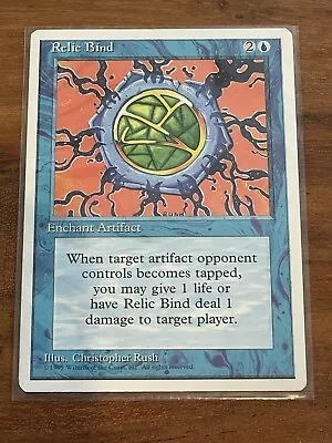 1995 MTG: Relic Bind English - Fourth/4th Edition (4ED) • $1.49