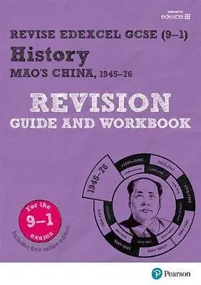 Pearson REVISE Edexcel GCSE (9-1) History Mao's China Revision Guide And Workboo • £3.89