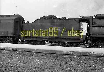 DH Delaware & Hudson Coal Tender Locomotive #810 - Vintage Railroad Negative • $24.45