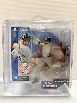 Jason Giambi New York Yankees Mcfarlane Sportspicks Figure 2002 Series 3 In Case • $22.99