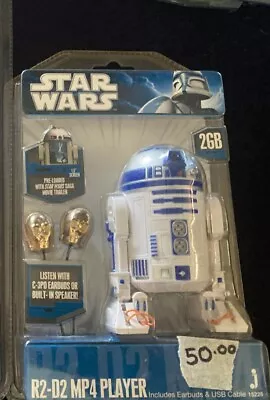 Star Wars - LFL R2-D2 2GB MP4 Player Includes C-3PO Earbuds & USB Cable - 2011 • $60