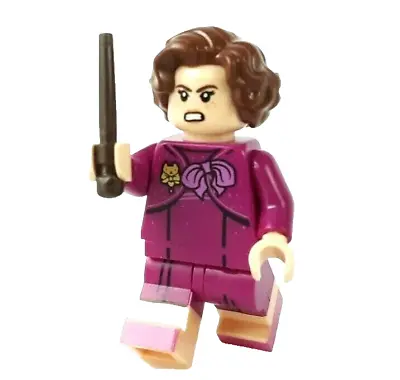 LEGO® Harry Potter Professor Dolores Umbridge Minifigure Magenta Dress With Wand • $22.25