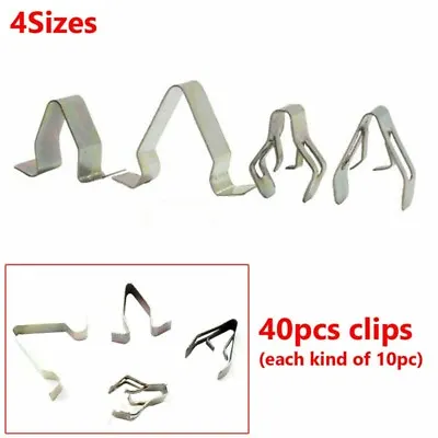 40 Pcs/Set Car-Interior-Dashboard Panel Trim Clips Retainer Metal Rivets Solid • $8.52