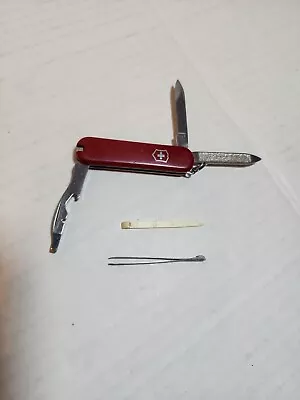 Victorinox Swiss Army Knife - Rally - 58mm Red Free Shipping • $18.99