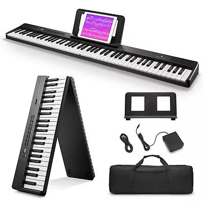 Donner DP-10 88 Key Foldable Digital Piano Keyboard Bluetooth Semi-Weighted • $249.99