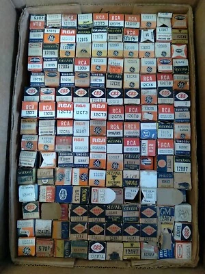 $18.99 • Buy 8970 Huge Lot Of Misc Brands 12ct3 12br7 6al5 12av7 12cu5 12cx6 Vacuum Tubes 