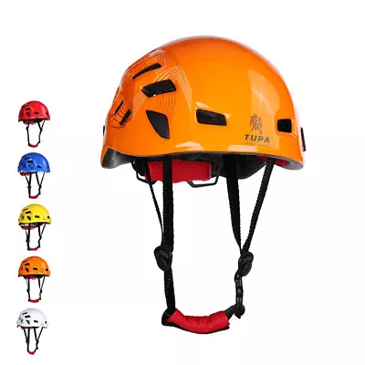 Pro Rock Climbing Caving Rescue Equipment Safety Helmet Hard Hat Head Protector • $66.31