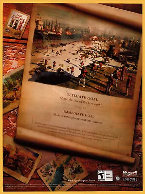 Age Of Empires 3 - Microsoft Video Game Print Ad / Poster Promo Art 2006 • $14.99