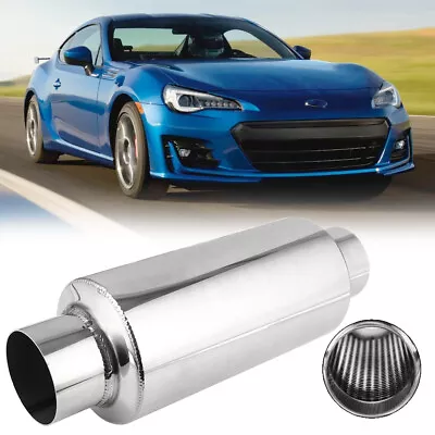 2.5Inch Car Exhaust Muffler Pipe Resonator Stainless Steel For Subaru Impreza • $55.32