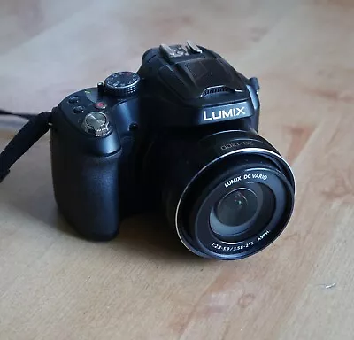 Panasonic Lumix FZ-72 Bridge Camera With Battery Strap And Lens Cap • £90