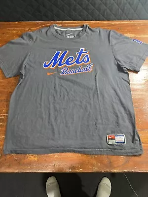 Nike New York Mets Baseball MLB T-Shirt Men’s X-Large Gray • $16.85