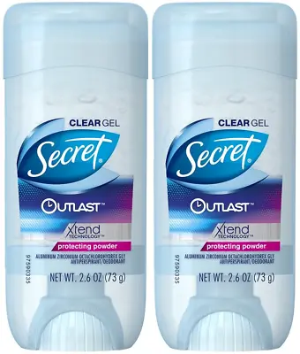 £25.90 • Buy Secret Antiperspirant And Deodorant For Women, Outlast Xtend Clear Gel, Powder,
