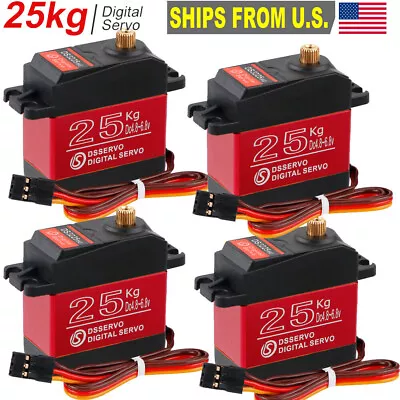 25KG Digital Servo High Torque DS3225 Metal Steering For RC Car Boat Waterproof • $65.54