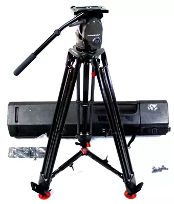 O'CONNOR 1030B CF CARBON TRIPOD WITH MID-LEVEL SPREADER  BOX TBAR PL KNB 39Lbs🔥 • $4550