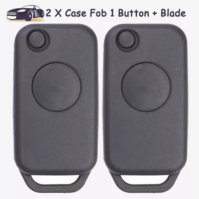 2 Flip Remote Key Case Shell Fob 1B For Mercedes-Benz W124 W202 S500 SL500 ML430 • $13.99