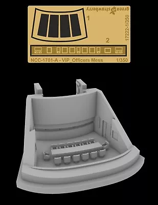 Green Strawberry 1/350 Star Trek USS Enterprise NCC-1701-A VIP Officer's Mess • $28.50