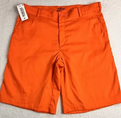 NWT Nike Golf Tour Performance Shorts Mens Size 34 Dri Fit . Bright Orange Color • $29.97