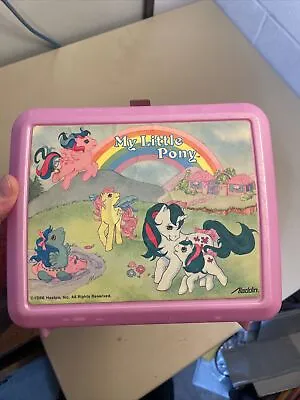 Vintage My Little Pony Lunch Box No Thermos 1986) • $12.99