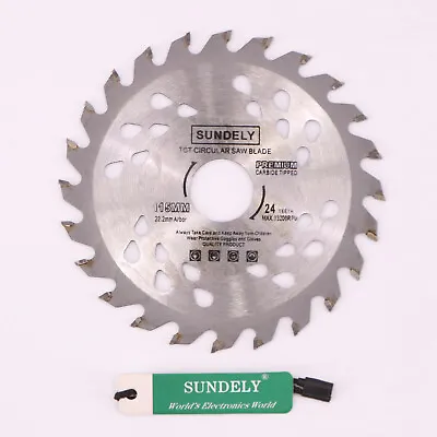£11.49 • Buy TCT Circular Saw Blade Angle Grinder Disc 115mm X 22.2mm X 24T For Wood Laminate