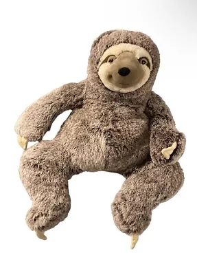 Large BROWN SLOTH Plush 32” Big XL Stuffed Animal Jumbo Gift Buddy Hug Fun • $39.99