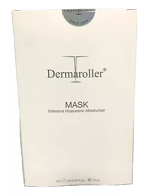 Dermaroller Mask Intensive Hyaluronic Moisturizer - 1 Box With 10 Masks • $165