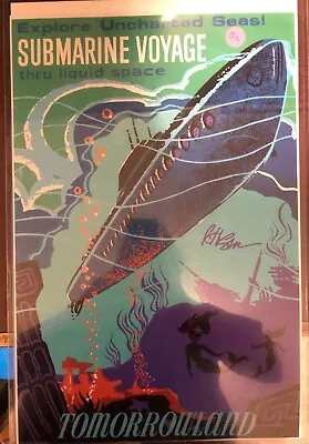 Disneyland Bob Gurr Hand Signed Matterhorn Print Poster Disney Art 11x17 • $59.99