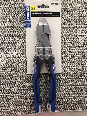 Kobalt 2564356 9-in Linesman Pliers With Wire Stripper • $29.99