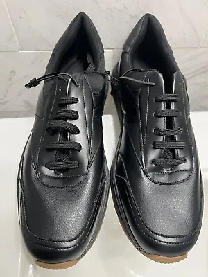 $49.99 • Buy ZARA Men’s Trainers Sneaker Shoes Black Faux Leather EU 44 US 11 M