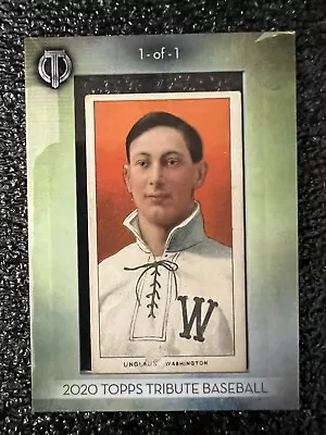 2020 Topps Tribute 1909-11 Piedmont T-206 T206 Bob Unglaub Baseball Card #1/1 • $69.99