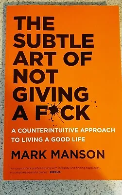 $13 • Buy The Subtle Art Of Not Giving A F*Ck: A Counterintuitive Approach To Living A Go…