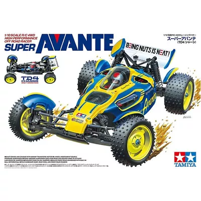 TAMIYA SUPER AVANTE (TD4) 1:10 4WD No ESC - 76-T58696 • $494.99