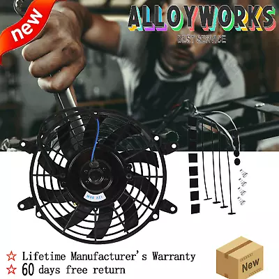 9  Inch 12V Thermo Fan Mounting Puller Pull/Push Electric Intercooler Radiator • $39.95