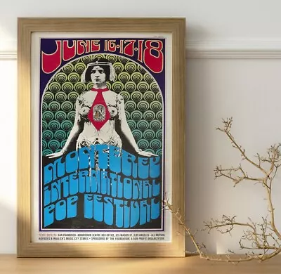 £9.99 • Buy Monterey Pop Festival 1967 : Live Concert Tour Poster 36 X24 