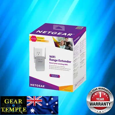 $61 • Buy Netgear EX6150 AC1200 1200Mbps Wireless Range Extender WiFi Booster